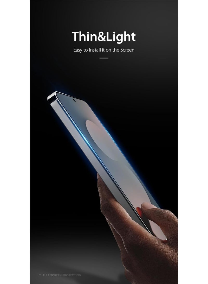 Full Glue Screen Protector Anti Fingerprint Shatter Proof Tempered Glass with HD clarity for Samsung Galaxy S25 Fe - Image 4